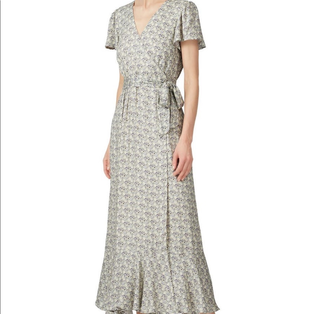 Stylestalker Cream Floral Maxi Dress